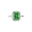 Bague Iris avec pierre rectangulaire R3727-RS17