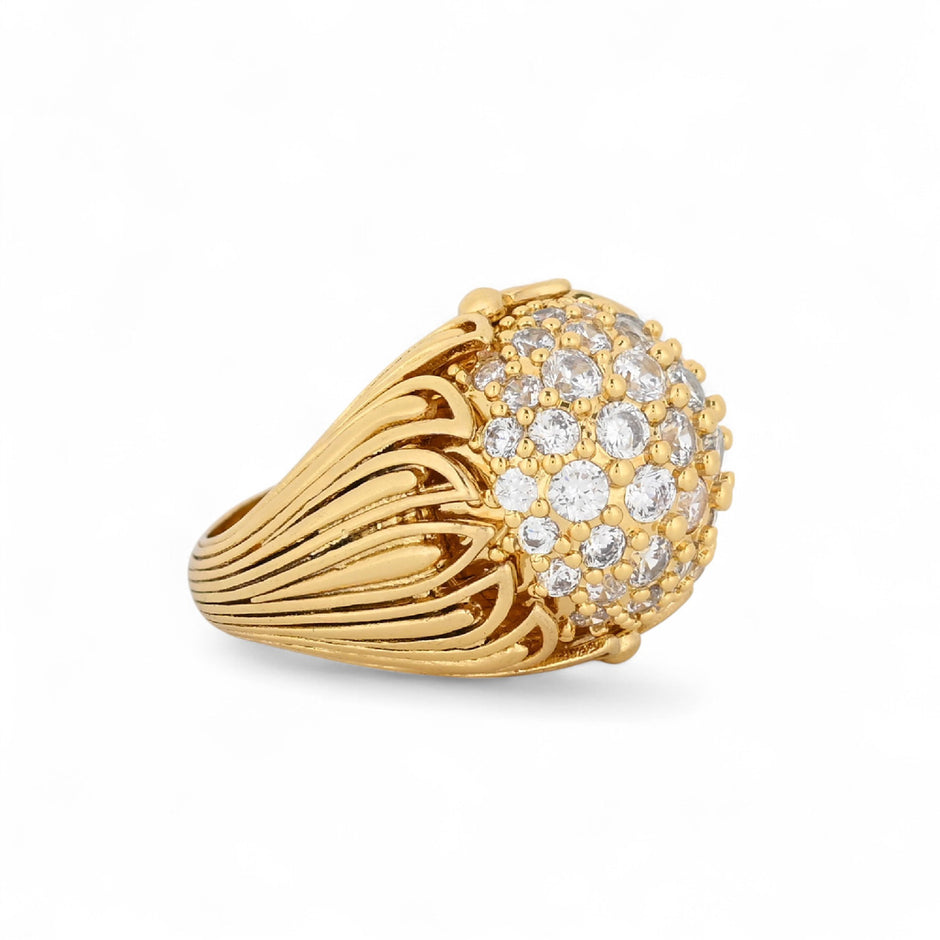 Bague Luna semi précieuse ronde R3760