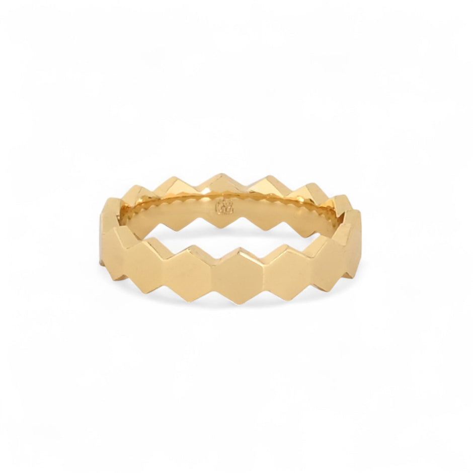 Bague alba hexagonale en acier R3771