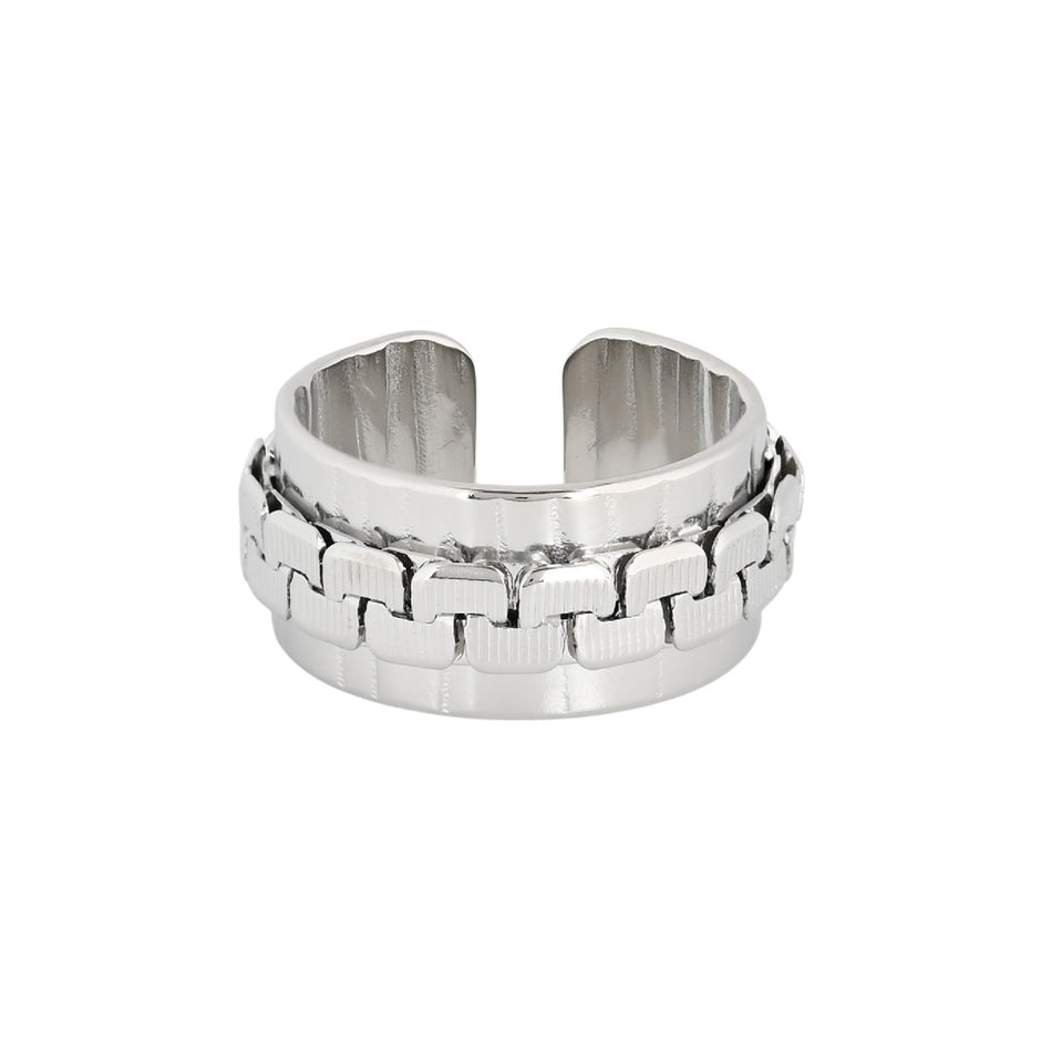 Bague alba réglable acier briques R4345