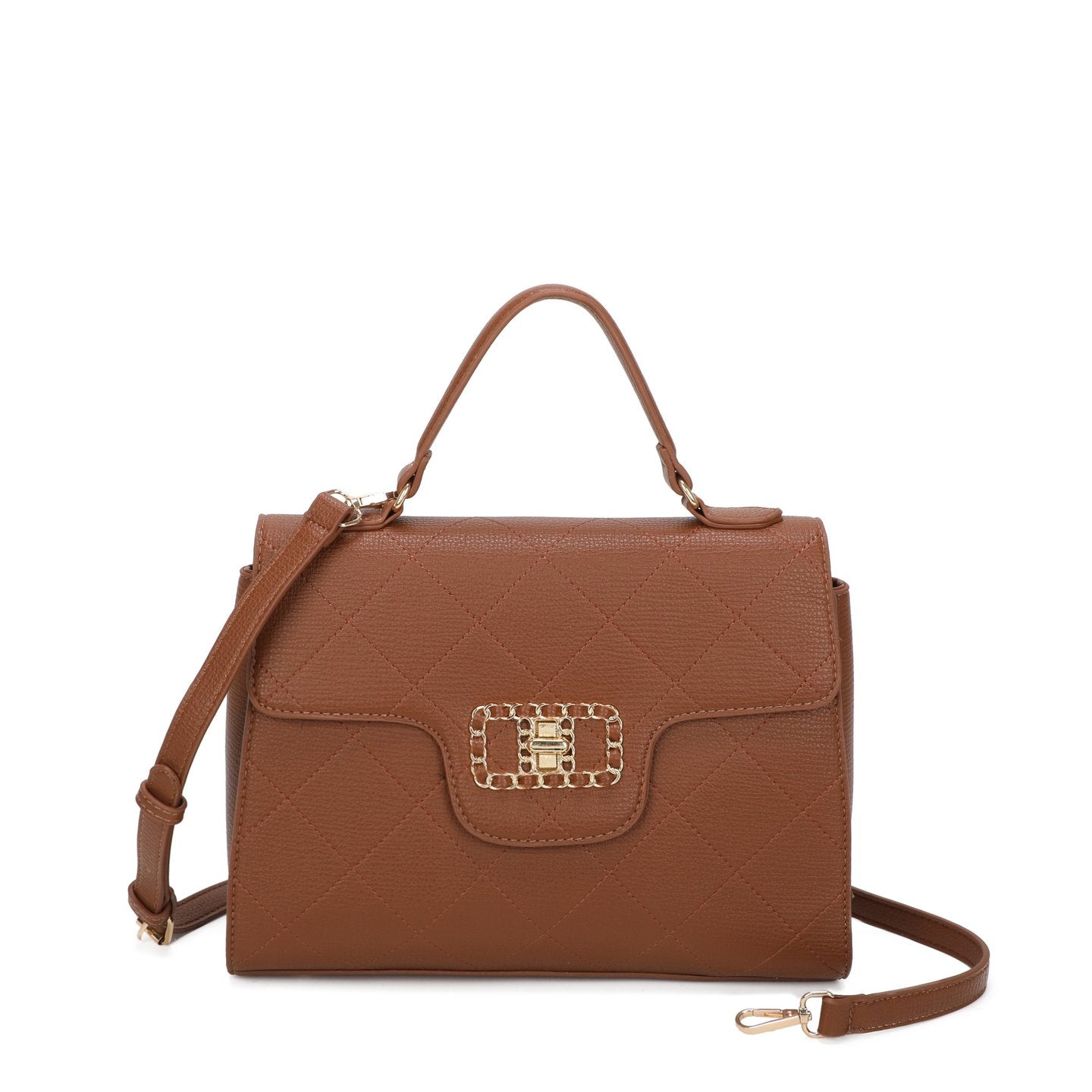 Sac à bandoulière avec détail doré