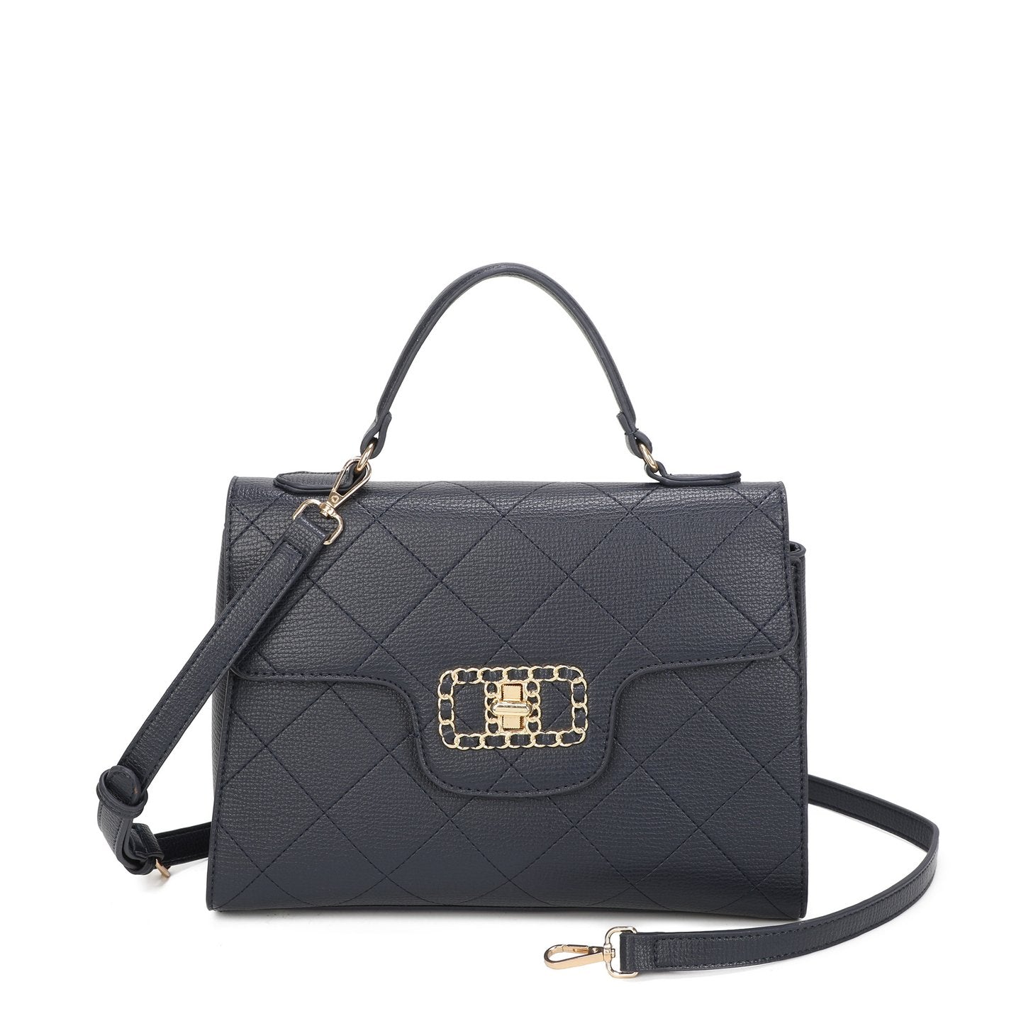 Sac à bandoulière avec détail doré