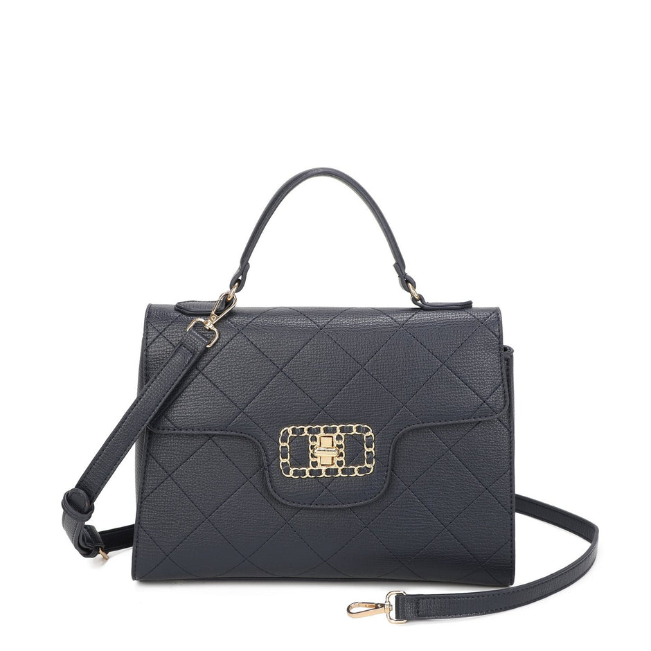 Sac à bandoulière avec détail doré