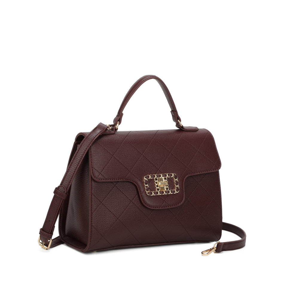 Sac à bandoulière avec détail doré