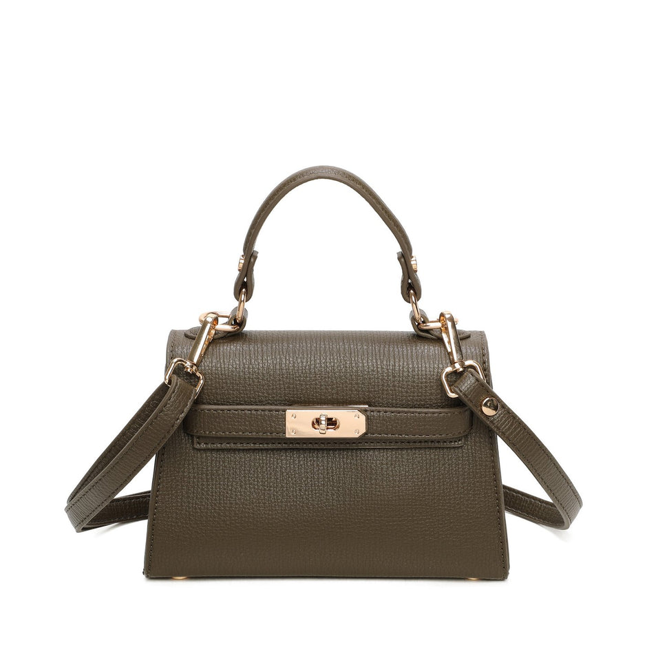 Sac à bandoulière avec détails dorés