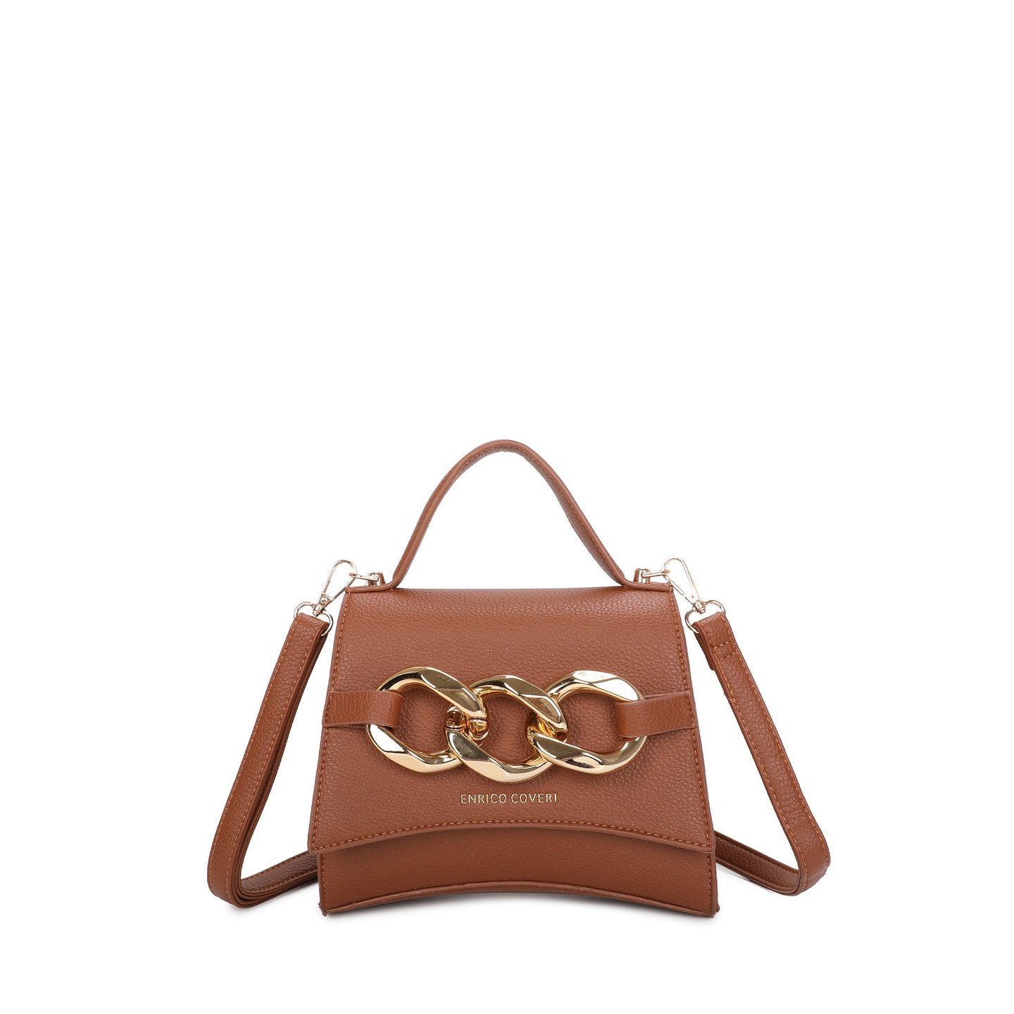 Sac à bandoulière avec détails dorés