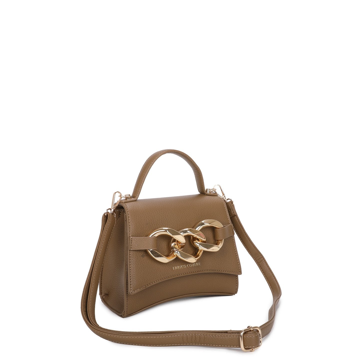 Sac à bandoulière avec détails dorés