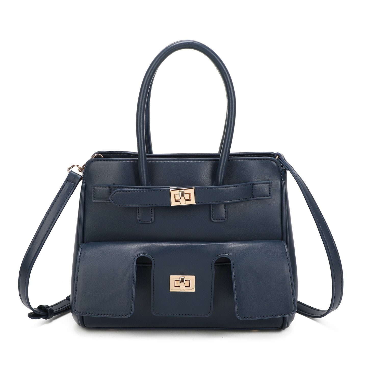 Sac à bandoulière avec détails dorés