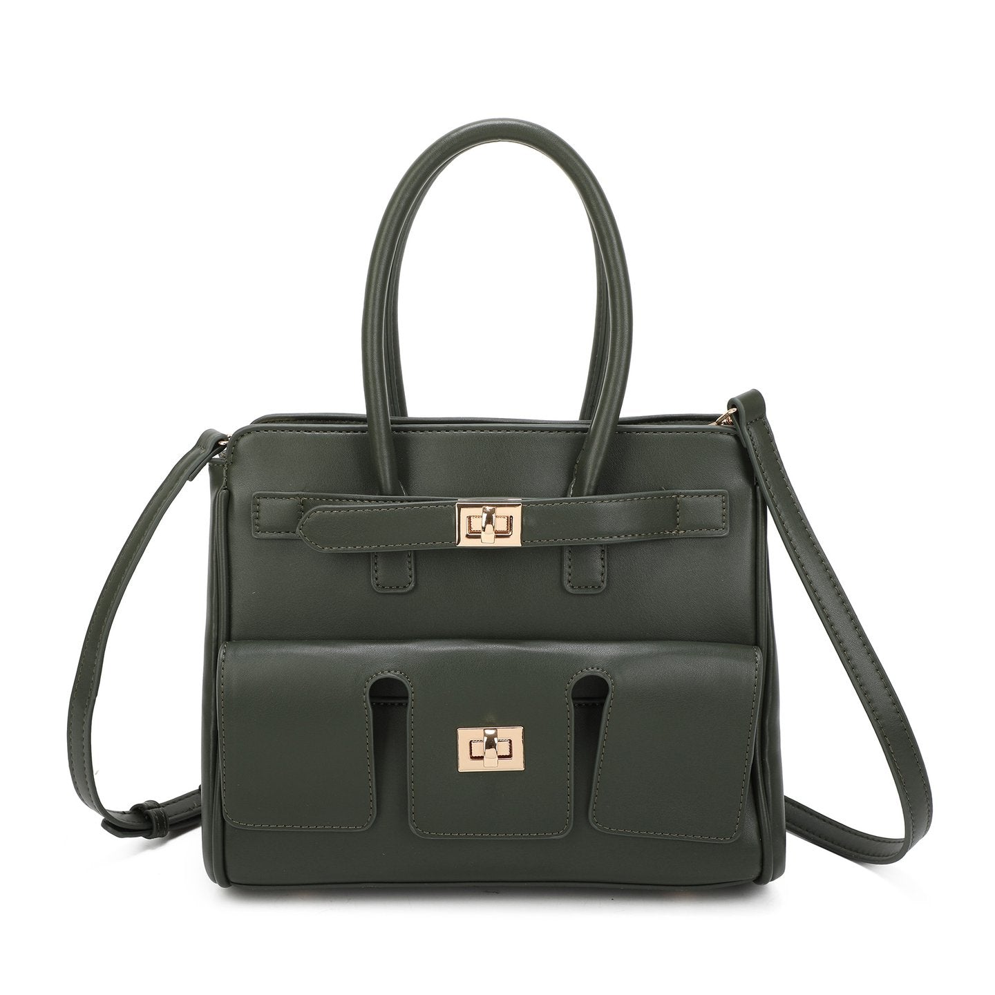 Sac à bandoulière avec détails dorés