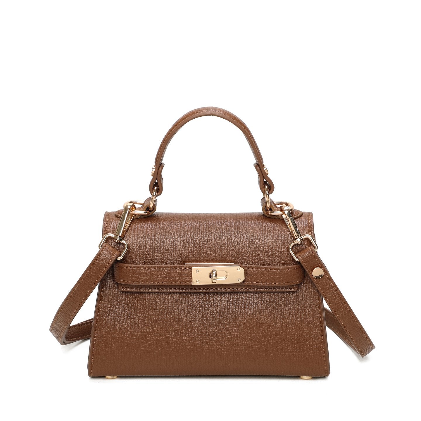 Sac à bandoulière avec détails dorés