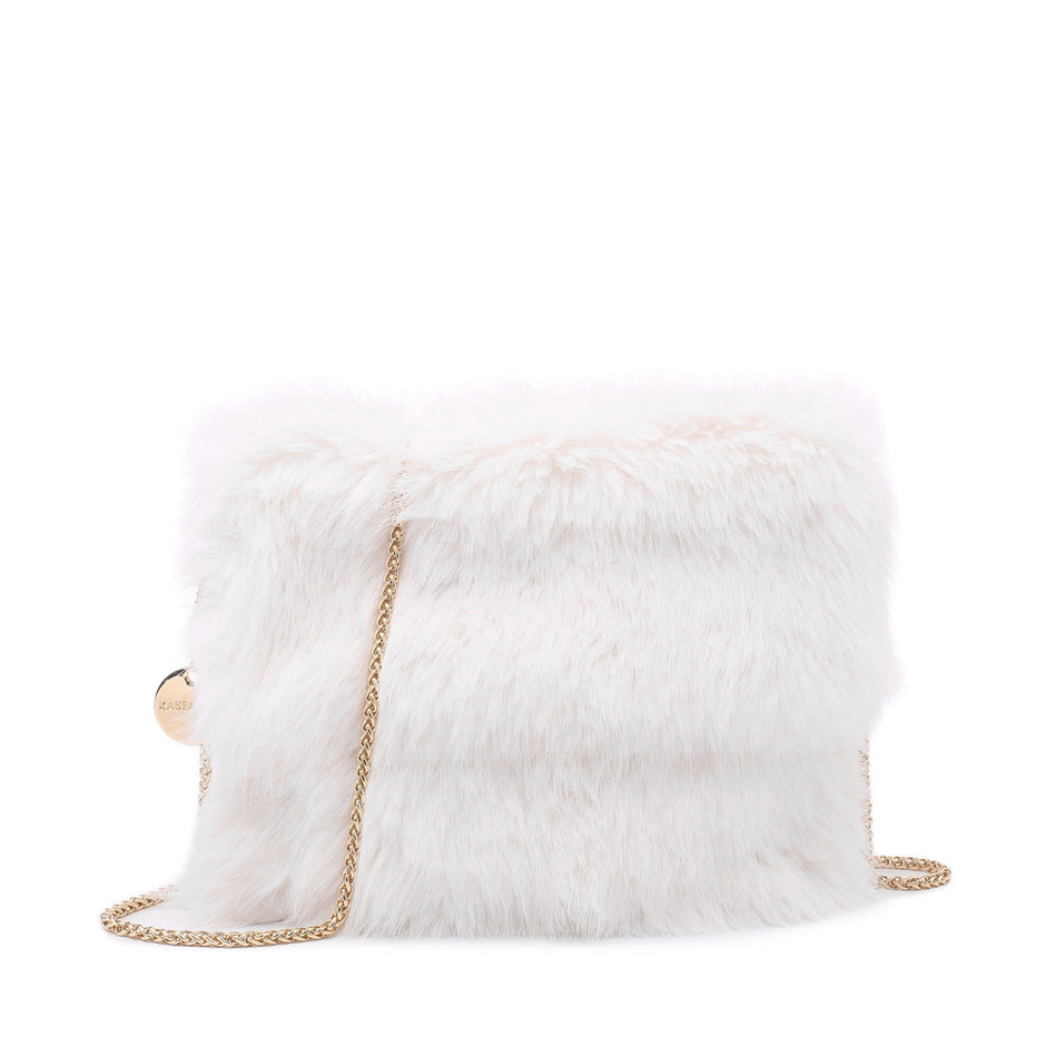 Sac à bandoulière avec fourrure