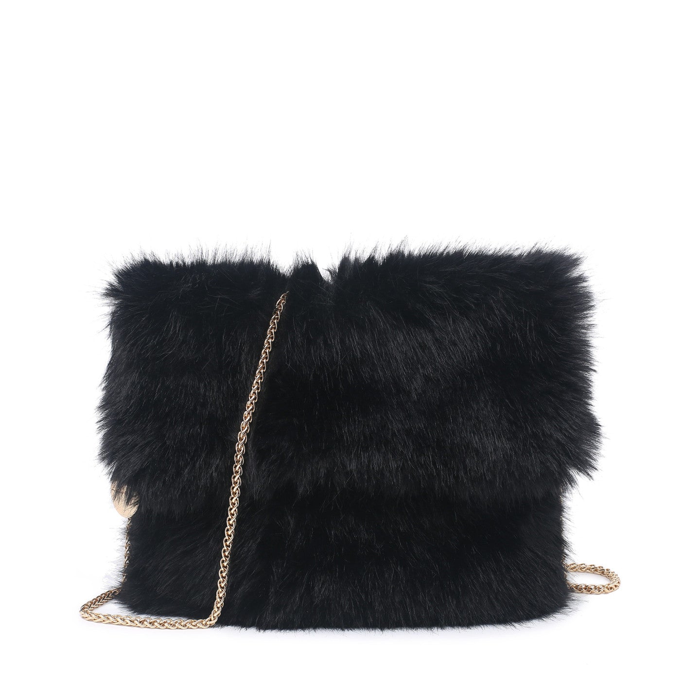 Sac à bandoulière avec fourrure