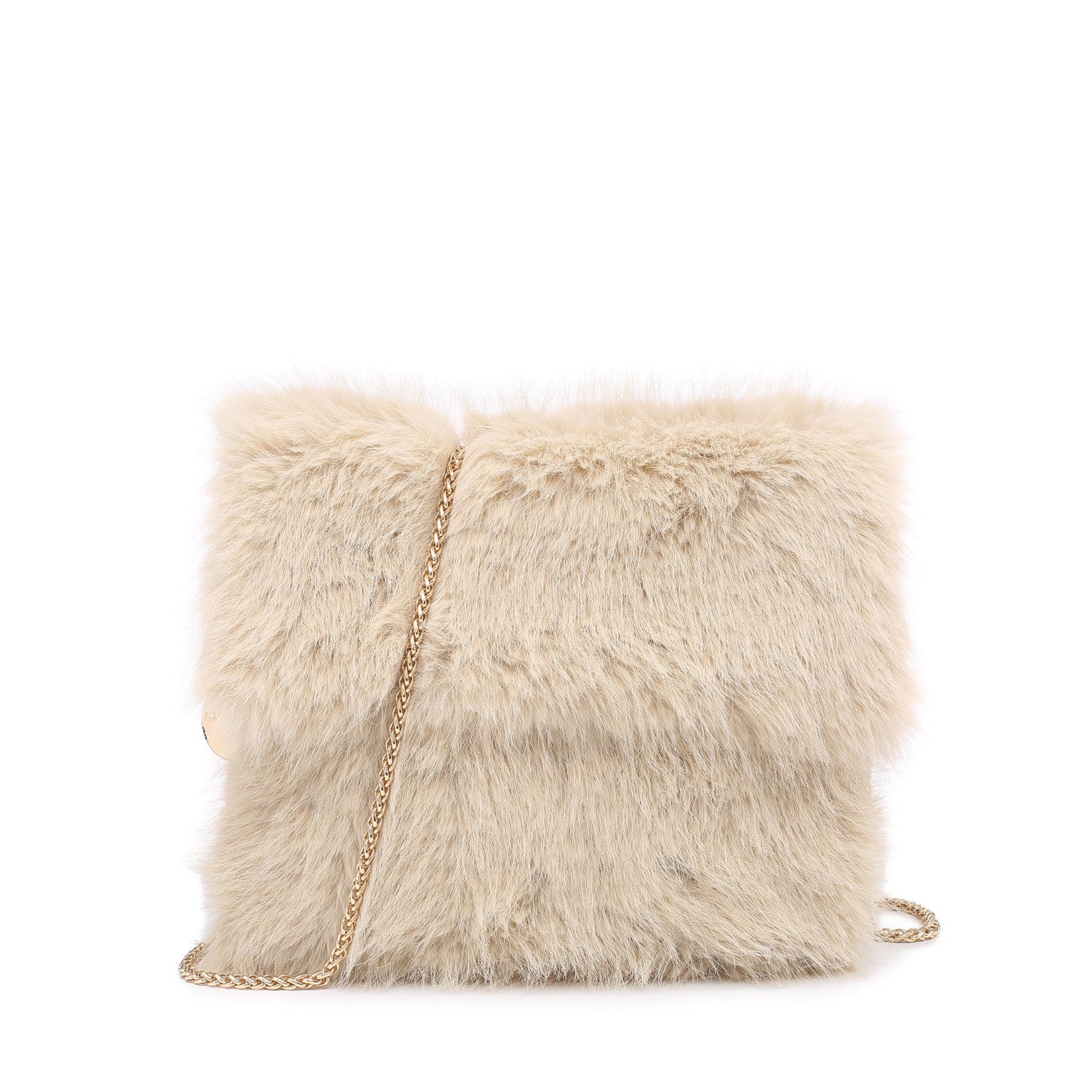 Sac à bandoulière avec fourrure