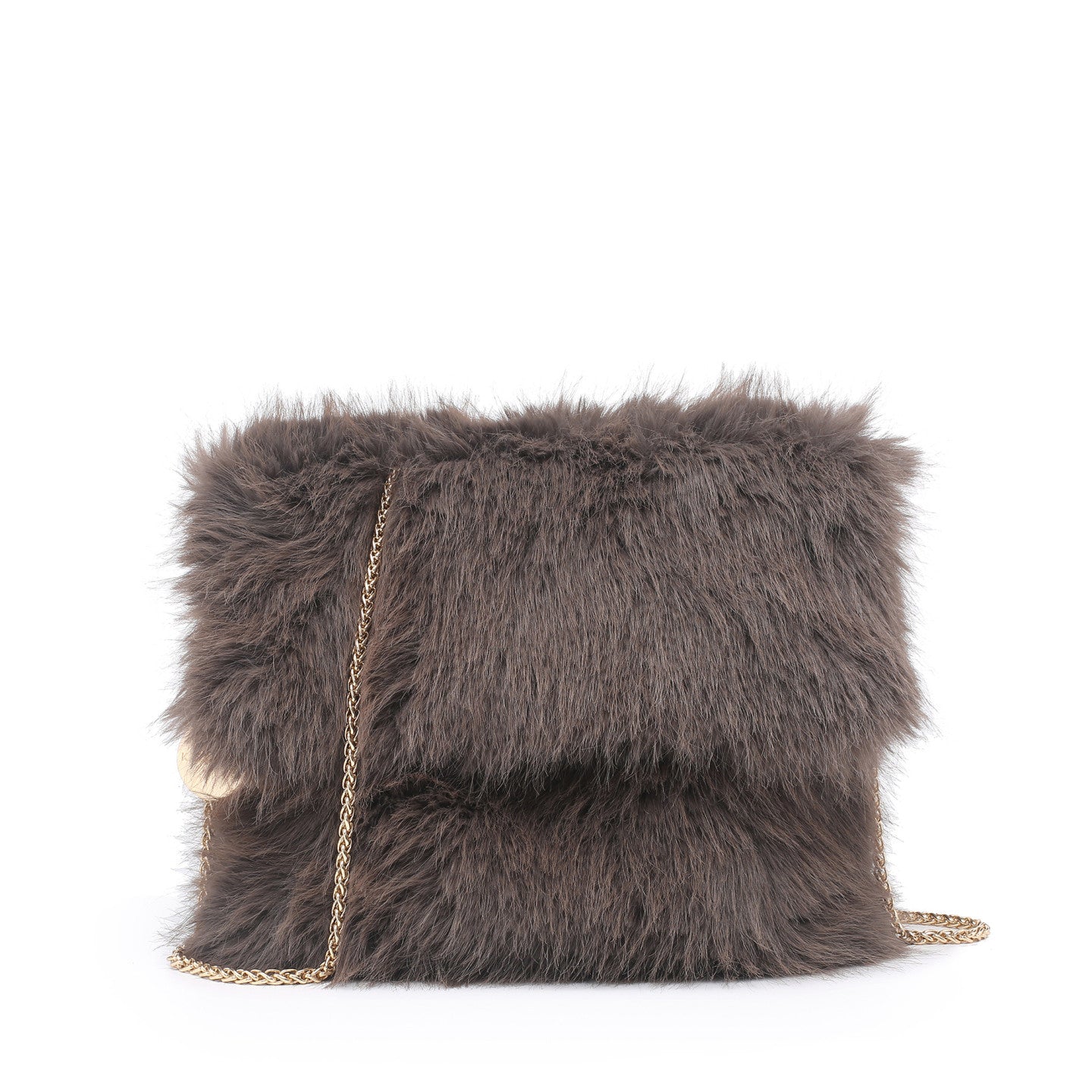 Sac à bandoulière avec fourrure