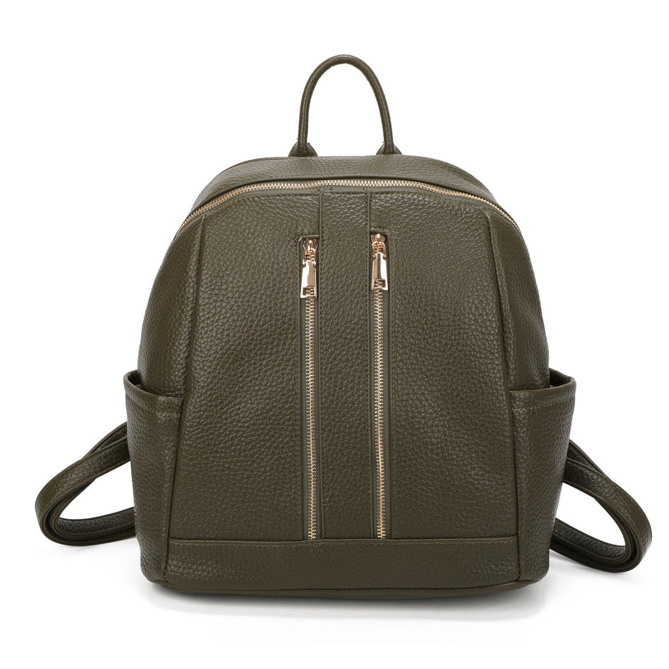 Sac à dos avec deux fermetures frontales