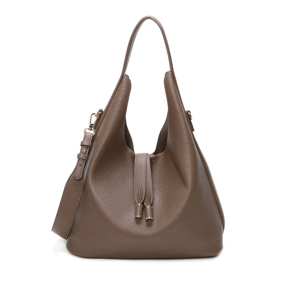 Sac à épaule avec détails dorés