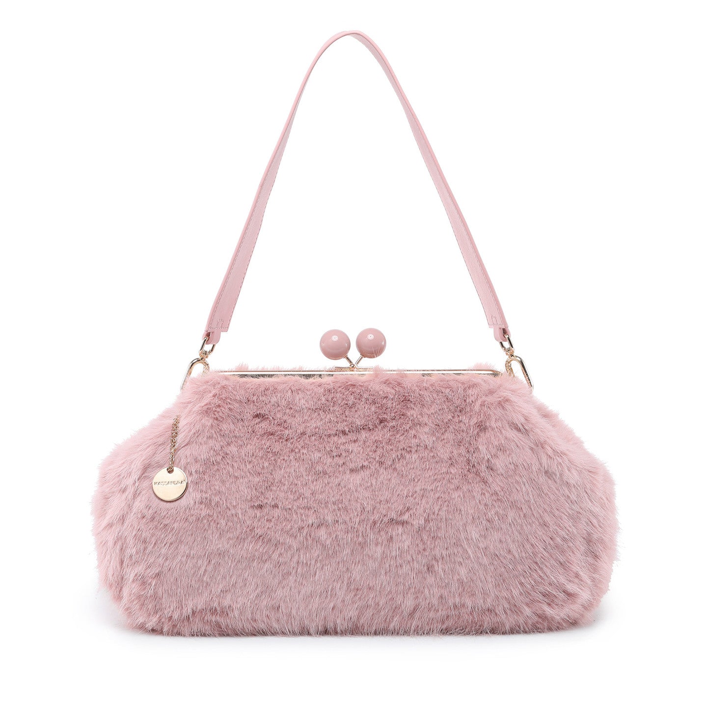 Sac à épaule avec fourrure
