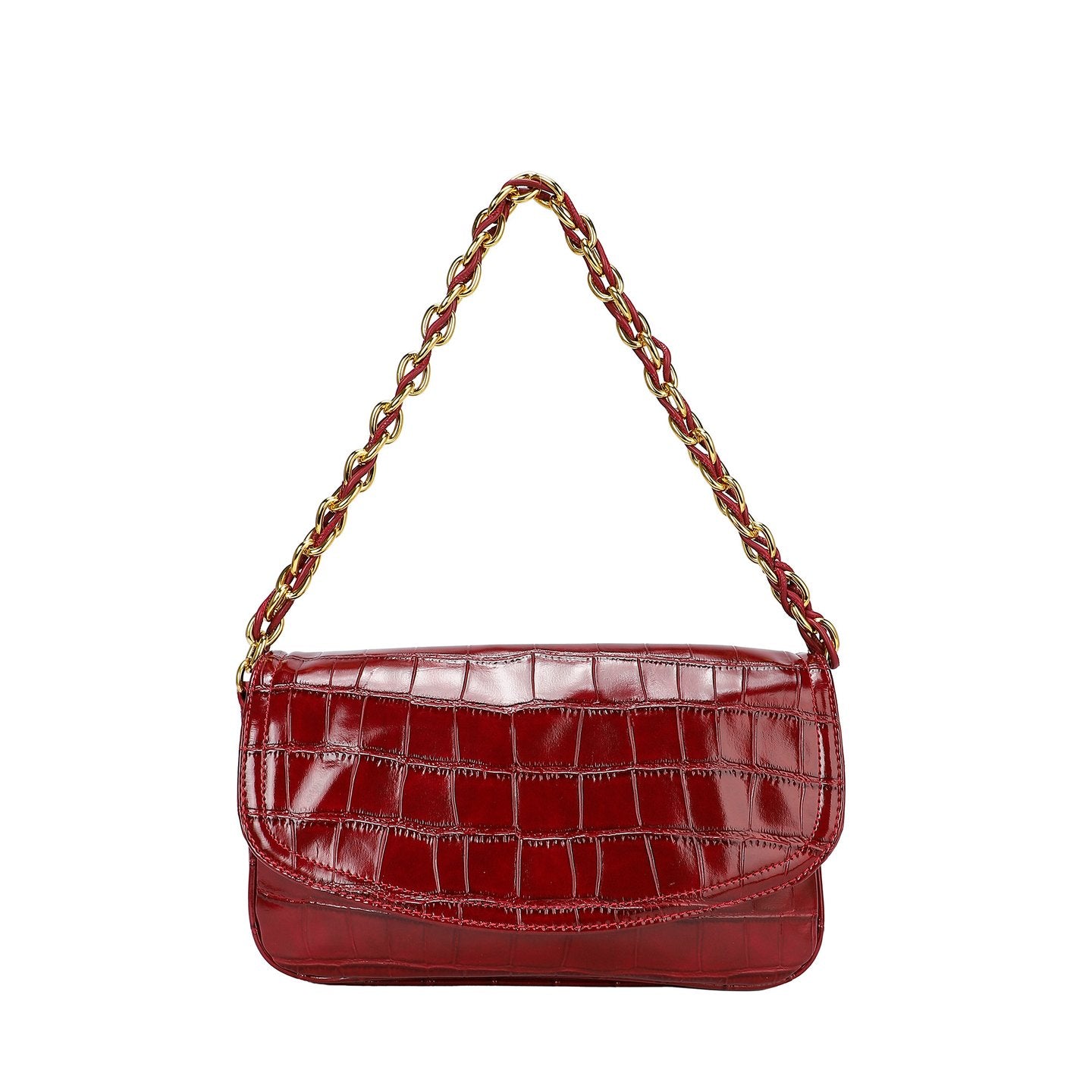 Sac à main à bandoulière en vernis