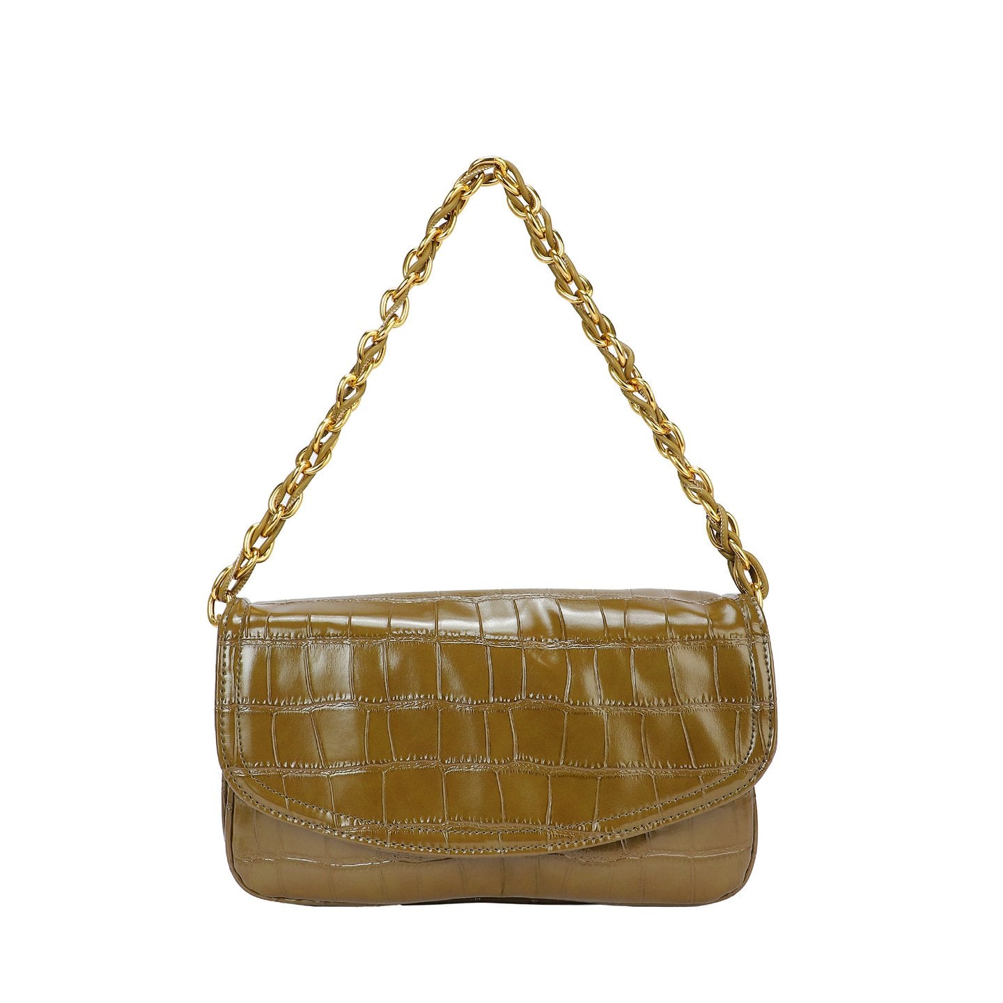 Sac à main à bandoulière en vernis