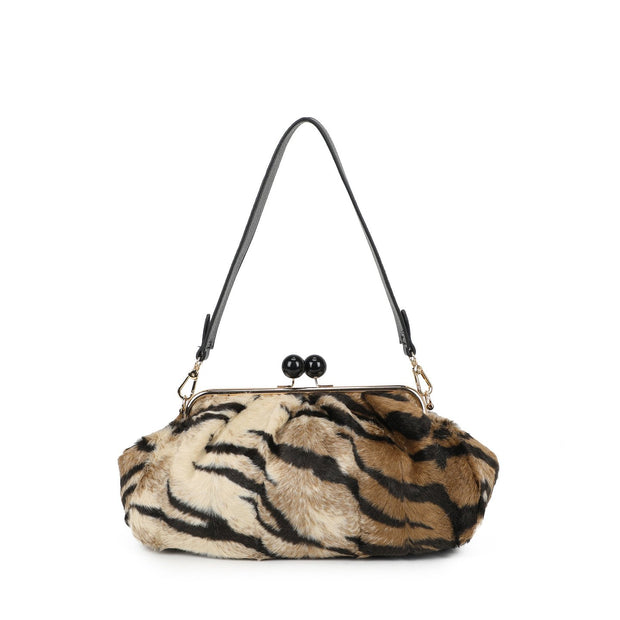 Sac à main à bandoulière imprimé animal