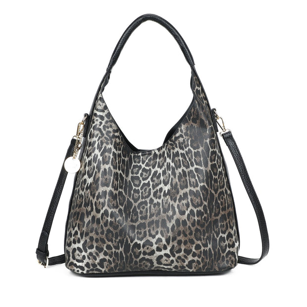 Sac à main à bandoulière imprimé animal