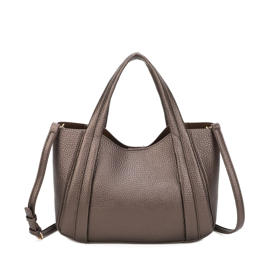 Sac à main avec bouton