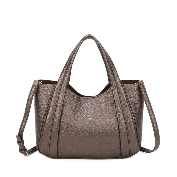 Sac à main avec bouton