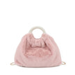 Sac à main avec fourrure et perles