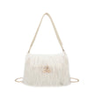 Sac à main avec fourrure