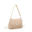Sac à main avec fourrure
