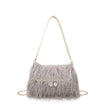 Sac à main avec fourrure