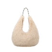 Sac à main avec fourrure