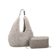 Sac à main avec fourrure