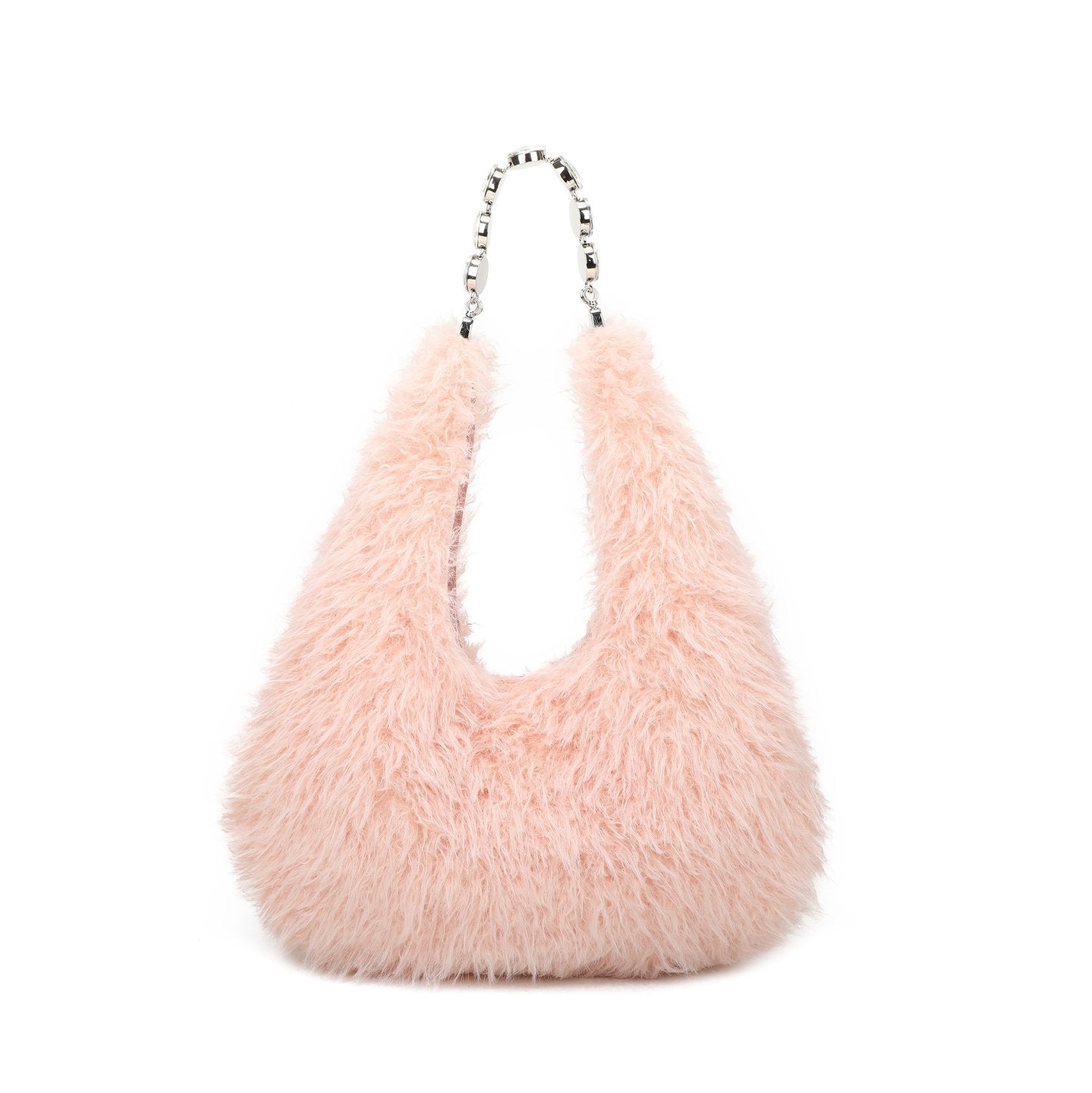 Sac à main avec fourrure