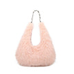 Sac à main avec fourrure