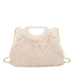 Sac à main avec fourrure
