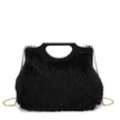 Sac à main avec fourrure