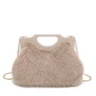 Sac à main avec fourrure