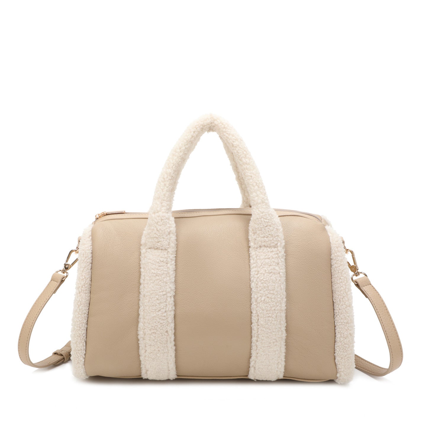 Sac à main avec fourrure