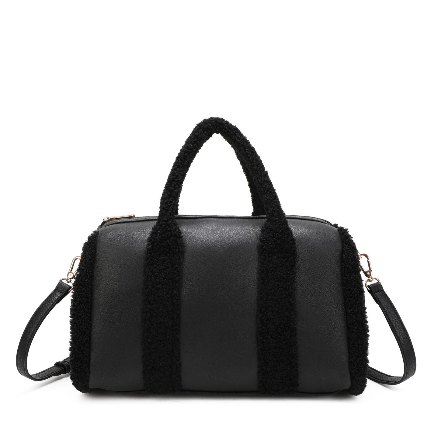 Sac à main avec fourrure