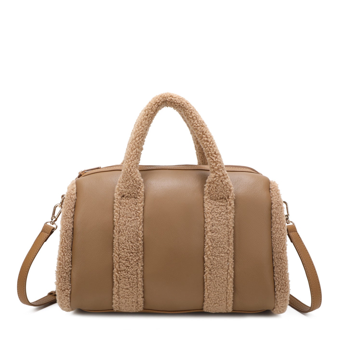 Sac à main avec fourrure
