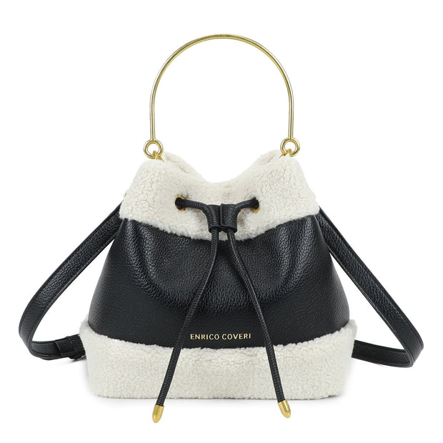 Sac à main avec fourrure