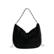 Sac à main avec fourrure