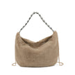 Sac à main avec fourrure
