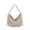 Sac à main avec fourrure
