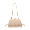 Sac à main avec fourrure