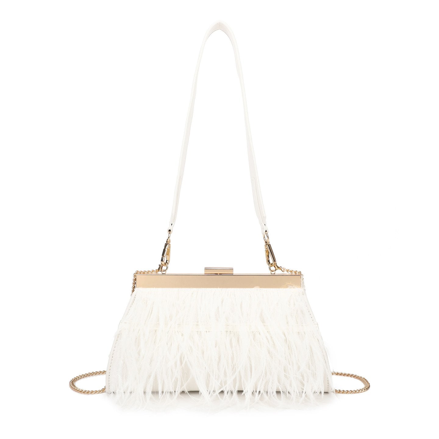 Sac à main avec plumes