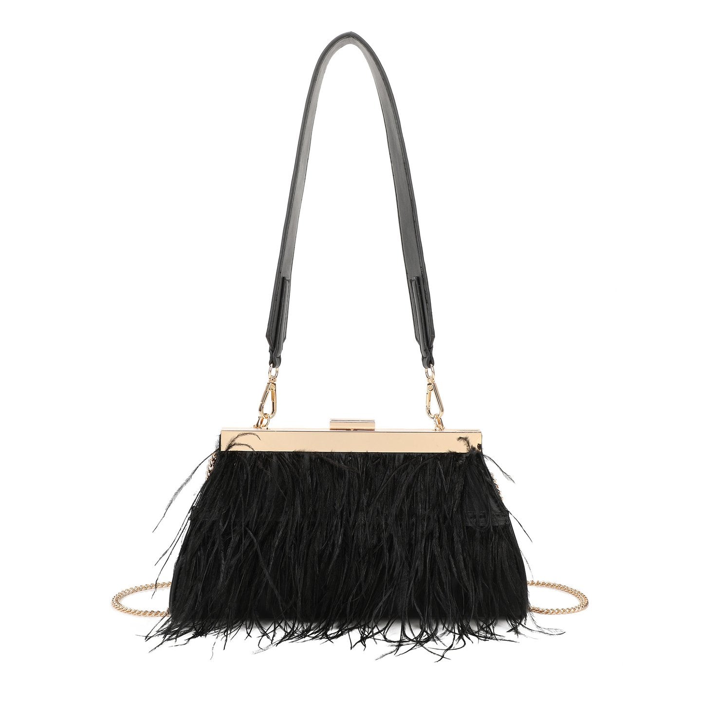 Sac à main avec plumes