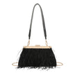 Sac à main avec plumes