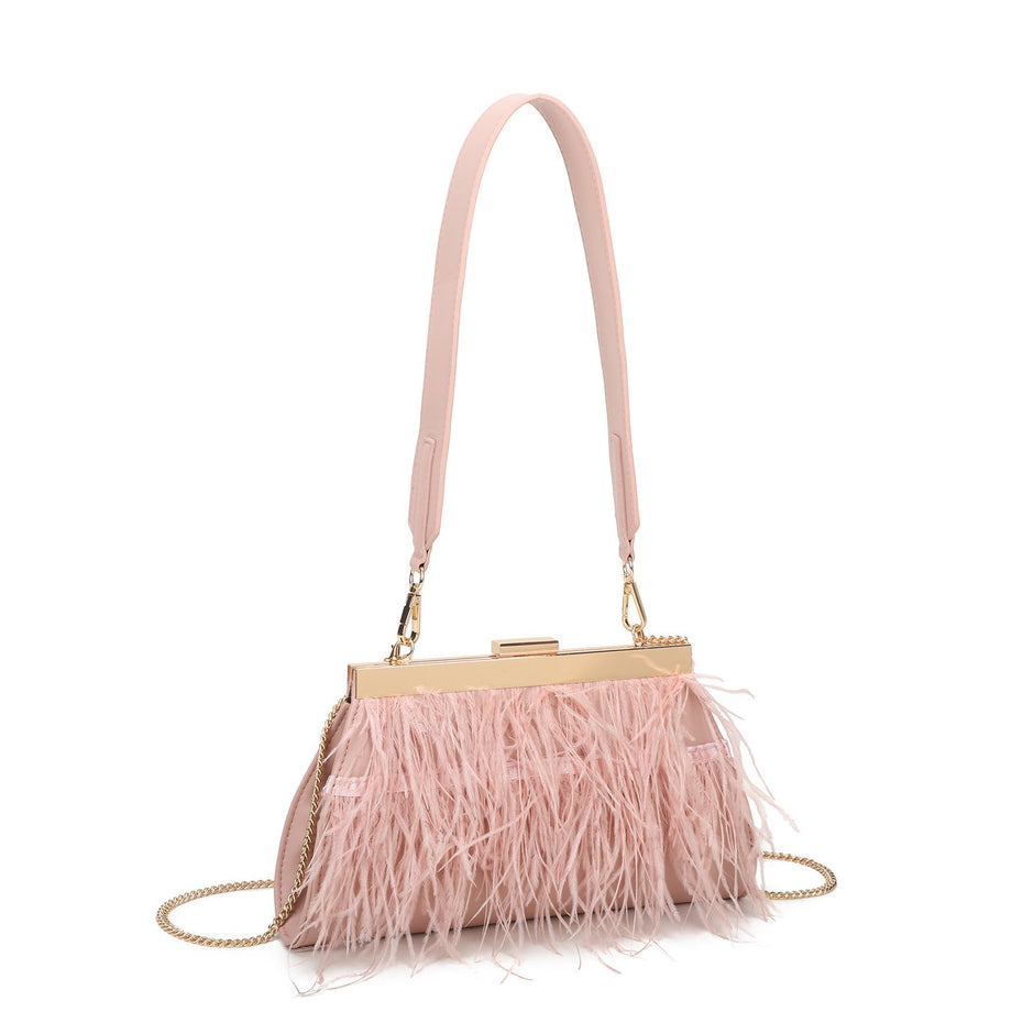 Sac à main avec plumes